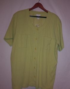 AVENUE 24 Lime Sport Jacket Top 22/24 Plus